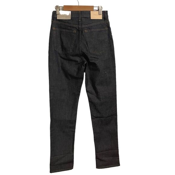 Everlane The High- Rise Straight Jean DRKRNS Size 26 NWT - Picture 4 of 6